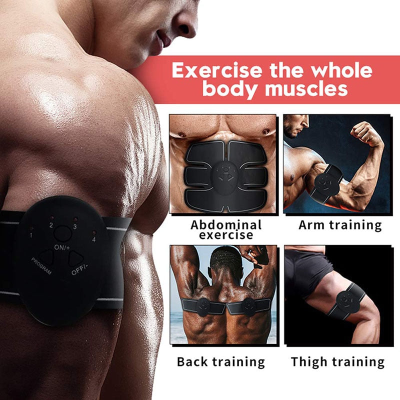 Muscle Stimulator EMS Massager Abdominal Muscle Trainer Electrostimulation Hip Trainer Abdomen Arm Exercise Machine Gym Equiment