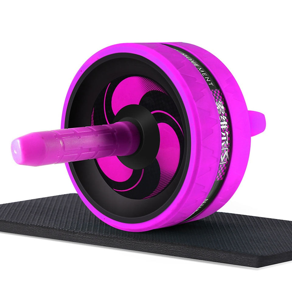 Roller&amp;Jump Rope No Noise Abdominal Wheel Ab Roller with Mat  For Exercise Fitness Equipment Accessories Body Building