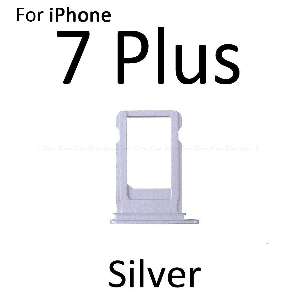 Sim Card Tray For iPhone 7 8 Plus Sim Holder Slot Replacement Parts