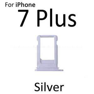 Sim Card Tray For iPhone 7 8 Plus Sim Holder Slot Replacement Parts