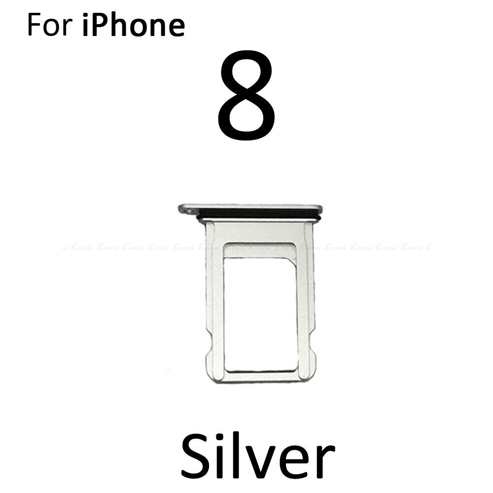 Sim Card Tray For iPhone 7 8 Plus Sim Holder Slot Replacement Parts
