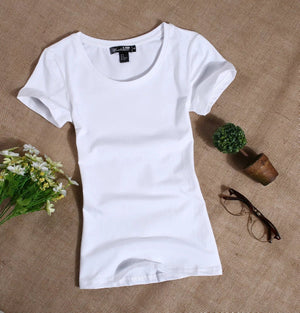 MRMT 2023 Women&#39;s T Shirt Women Short Sleeved Slim Solid Color Womens Simple Tee T-Shirt For Female Tshirt