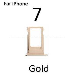 Sim Card Tray For iPhone 7 8 Plus Sim Holder Slot Replacement Parts