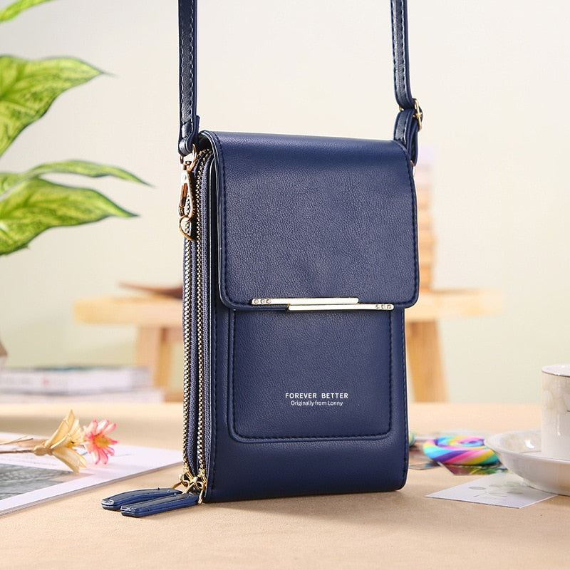 Buylor Women&#39;s Bag 2023 Trend Handbags Soft Leather Small Wallets Touch Screen Cell Phone Purse Fashion Crossbody Shoulder Bags
