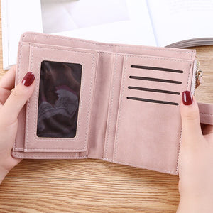 High Quality Women&#39;s Wallet Short Women Coin Purse Wallet Ladies Card Holder Small Hasp Money Bag Clutch Carteira кошелек
