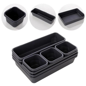 8pcs Household Drawer Organizers Dustproof Desk Stationery Storage Box Women Makeup Organizer for Kitchen Bathroom accessories