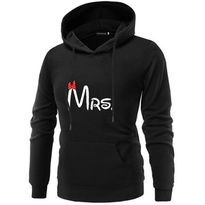 Couples Lovely MR. MRS. Couple Hoodies Chritsmas Women Men Lovers Sweatshirt Lovers Hoodies