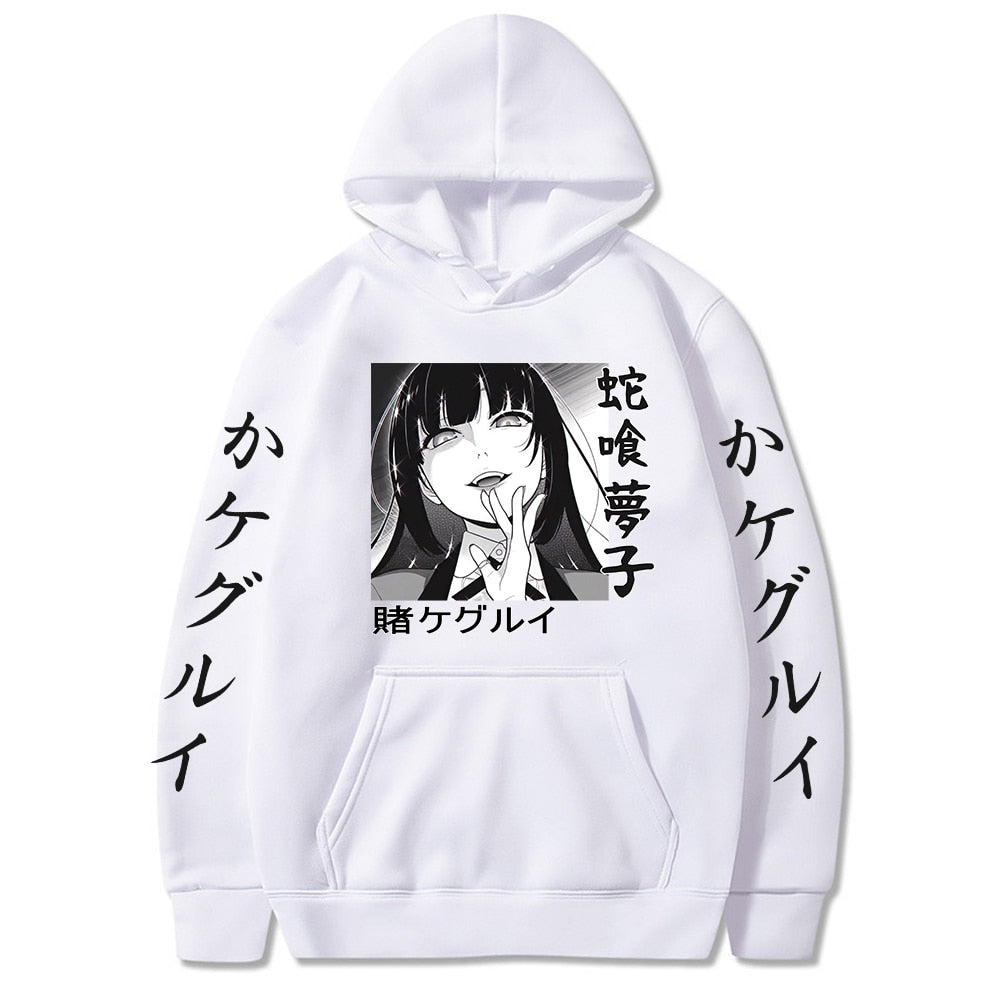 Kakegurui Hoodies Cosplay Casual Yumeko Jabami Hoodies Men Harajuku Anime Hoodie Hooded Clothes