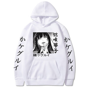 Kakegurui Hoodies Cosplay Casual Yumeko Jabami Hoodies Men Harajuku Anime Hoodie Hooded Clothes
