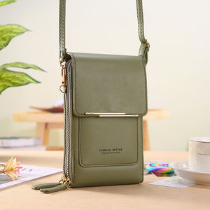 Buylor Women&#39;s Bag 2023 Trend Handbags Soft Leather Small Wallets Touch Screen Cell Phone Purse Fashion Crossbody Shoulder Bags