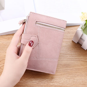 High Quality Women&#39;s Wallet Short Women Coin Purse Wallet Ladies Card Holder Small Hasp Money Bag Clutch Carteira кошелек