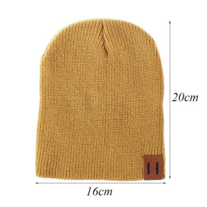 Fashion Baby Hat for Boys Knit Baby Beanie for Kids Cap Children Hats for Girls Baby Bonnet Toddler Cap Infant Accessories 1-4Y