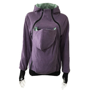 Thickened Pregnancy Cloth Babywearing Maternity Hoodies Baby Carrier Jacket Kangaroo Outerwear Hoodies Multiple Colors Available