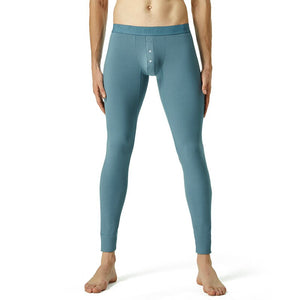 New Mens Thermal Underwear Bottoms Autumn Winter Men’s Leggings Keep Warm Trousers Mens Tight Underwear Long Johns Sleep
