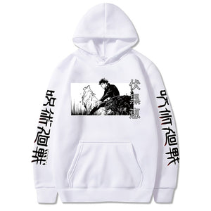 Japanese Anime Hoodies Jujutsu Kaisen Men Women Winter Pullovers Sweatshirts Megumi Fushiguro Hoody Tops Mens Hoodies