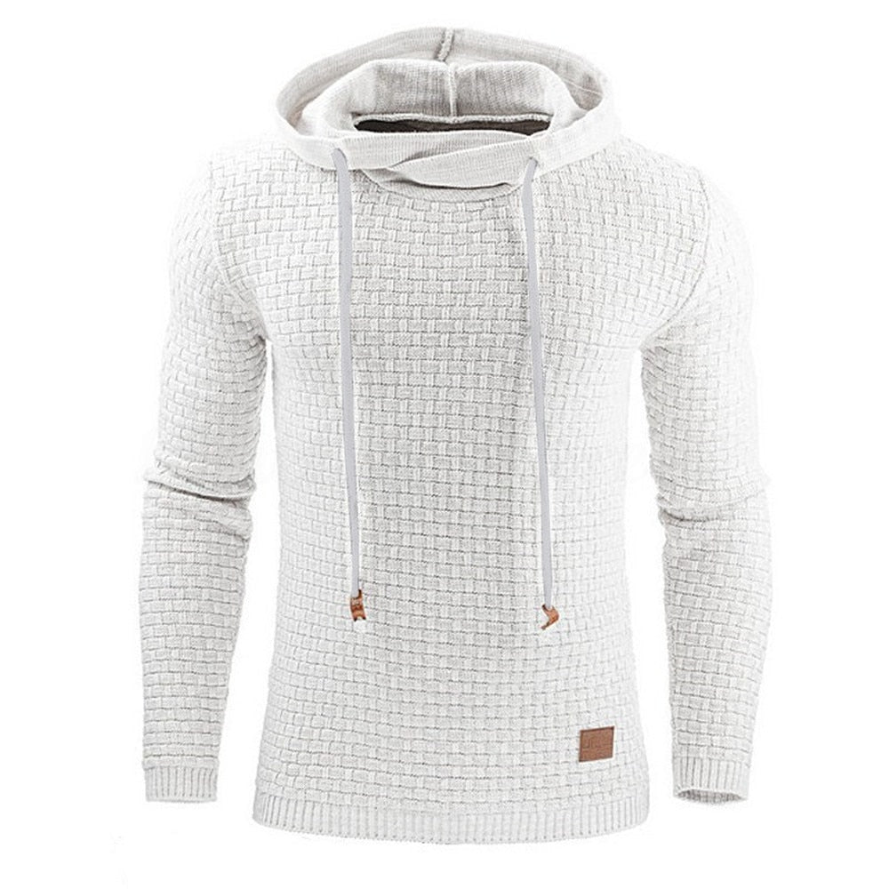 Men&#39;s Hoodies Slim Hooded Sweatshirts Mens Pullover Male Casual Sportswear Streetwear Clothing