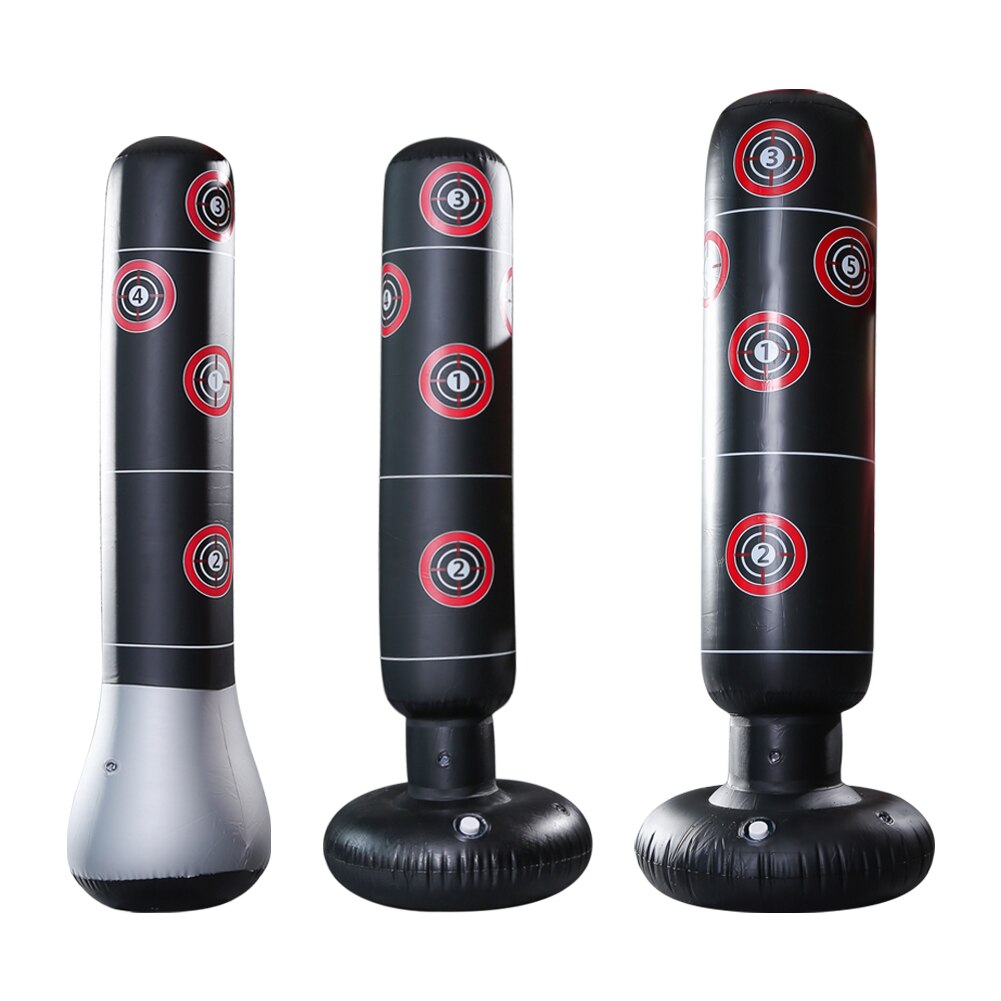 Inflatable Boxing Bag Training Pressure Relief Exercise Water Base Punching Standing Sandbag Fitness Body Building Equipment 