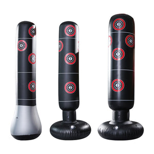 Inflatable Boxing Bag Training Pressure Relief Exercise Water Base Punching Standing Sandbag Fitness Body Building Equipment 