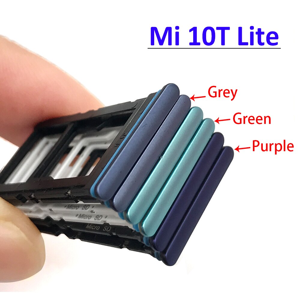 New For Xiaomi Redmi K20 K20 Pro For Xiaomi Mi 9T SIM Card Tray Slot Holder For Xiaomi Mi 10 Mi10 Pro 10T Lite Poco X3