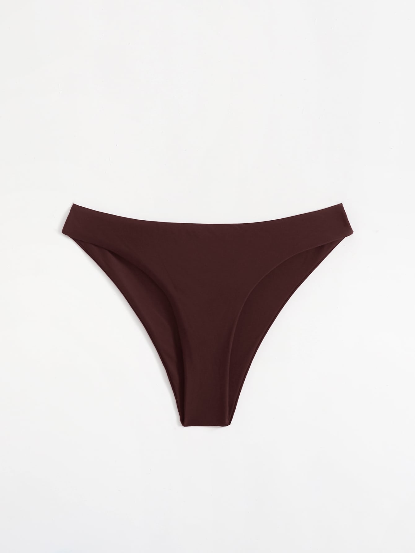 ZTVitality Solid Nylon Sexy Bikini Women's Swimsuit 2021 New Arrival Mid Waist Separate Swimwear Summer Brazilian Bikinis Bottom