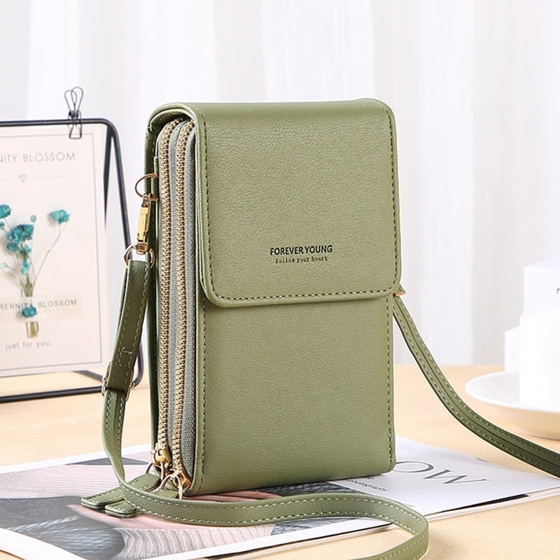 Buylor Women&#39;s Bag 2023 Trend Handbags Soft Leather Small Wallets Touch Screen Cell Phone Purse Fashion Crossbody Shoulder Bags