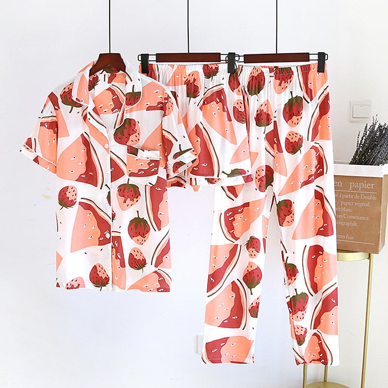 2023 New Pyjamas For Women&#39;s Spring And Summer 100%Viscose Home Clothes Pajama shorts women Nightwear Female Set Woman 2 Pieces