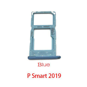 Sim Card Tray For Huawei P Smart 2019 Sim Card Slot SD Card Tray Holder Adapter For Huawei Y7 Y6 Pro 2017 SD Card Tray Holder