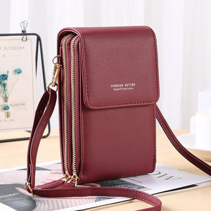 Buylor Women&#39;s Bag 2023 Trend Handbags Soft Leather Small Wallets Touch Screen Cell Phone Purse Fashion Crossbody Shoulder Bags