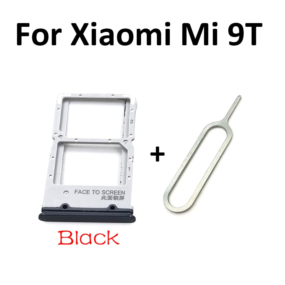 New For Xiaomi Redmi K20 K20 Pro For Xiaomi Mi 9T SIM Card Tray Slot Holder For Xiaomi Mi 10 Mi10 Pro 10T Lite Poco X3