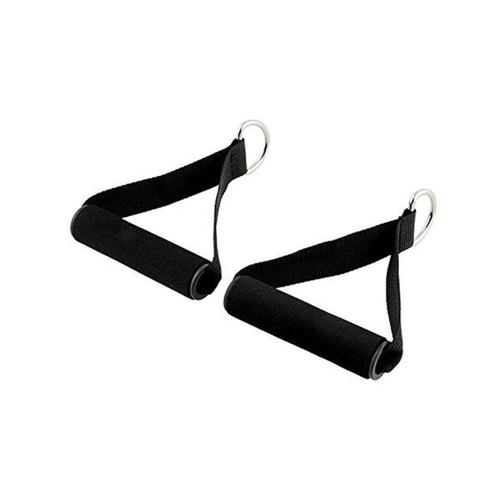 Resistance Bands Handle Bar Attachment Station Fitness Pulley Strap Exercise Home Gym Training Accessories Workout Equipments