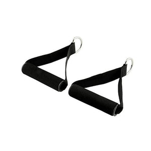 Resistance Bands Handle Bar Attachment Station Fitness Pulley Strap Exercise Home Gym Training Accessories Workout Equipments
