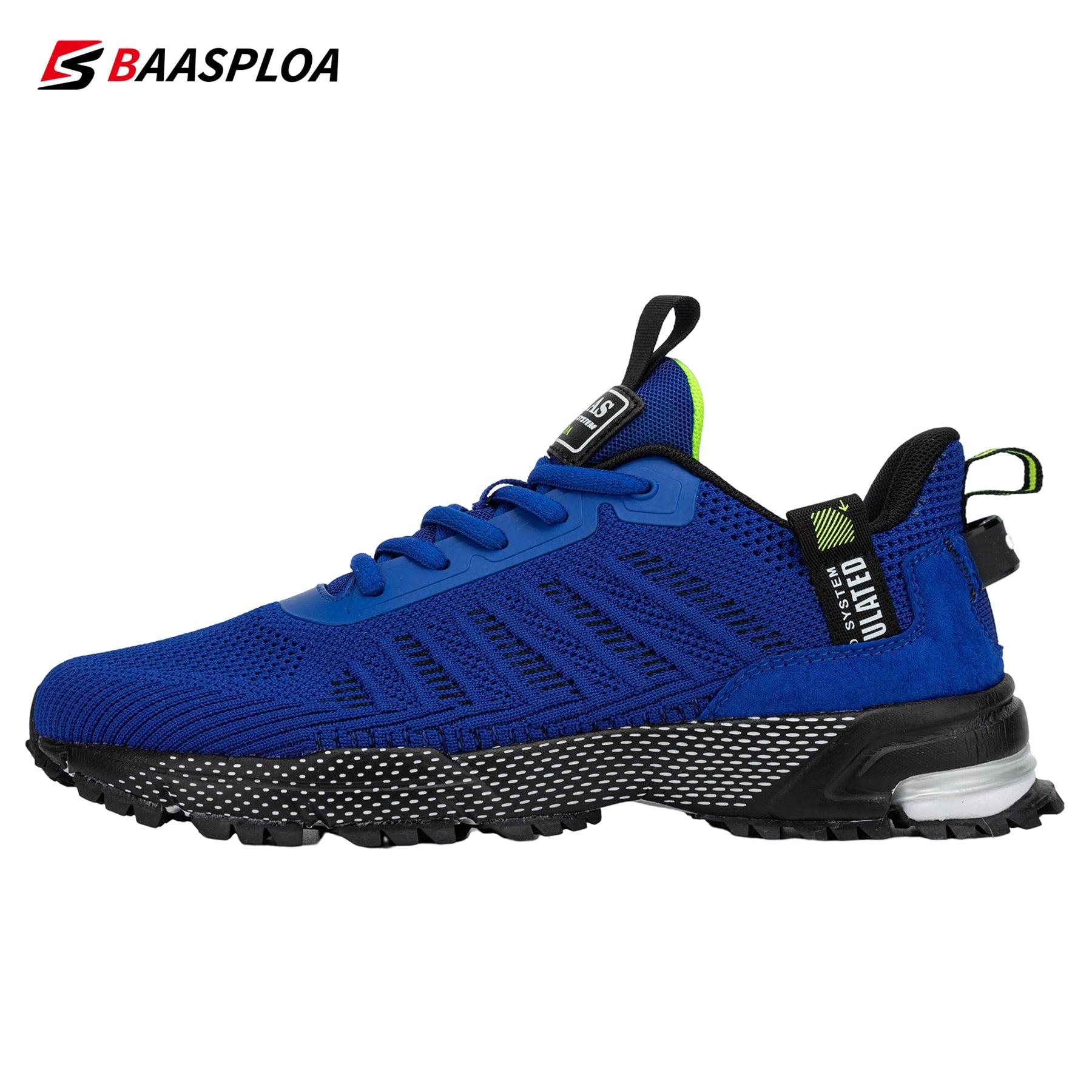 Men&#39;s Running Shoes Baasploa 2022 Male Sneakers Shoes Breathable Mesh Outdoor Grass Walking Gym Shoes For Men Plus Size 41-50