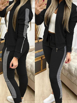 2022 Women Two Piece Set Outfits Autumn Women's Tracksuit Zipper Top And Pants Casual Sport Suit Winter 2 Piece Woman Set