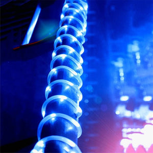 32m Solar Powered Rope Strip Lights Waterproof Tube Rope Garland Fairy Light Strings for Outdoor Indoor Garden Christmas Decor