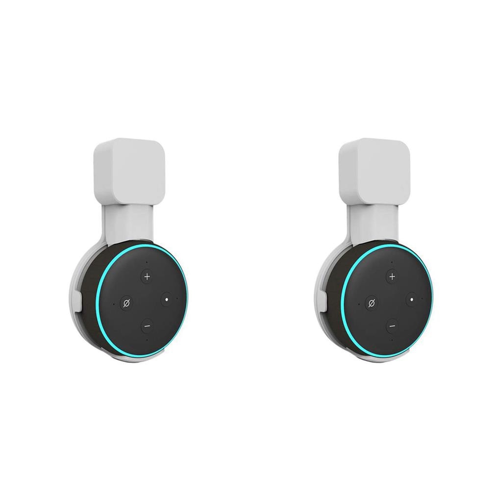 1/2PCS Outlet Wall Mount Stand Hanger for Amazon Alexa Echo Dot 3rd Gen Work For Amazon Echo Dot 3 Holder Case Plug In Bedroom