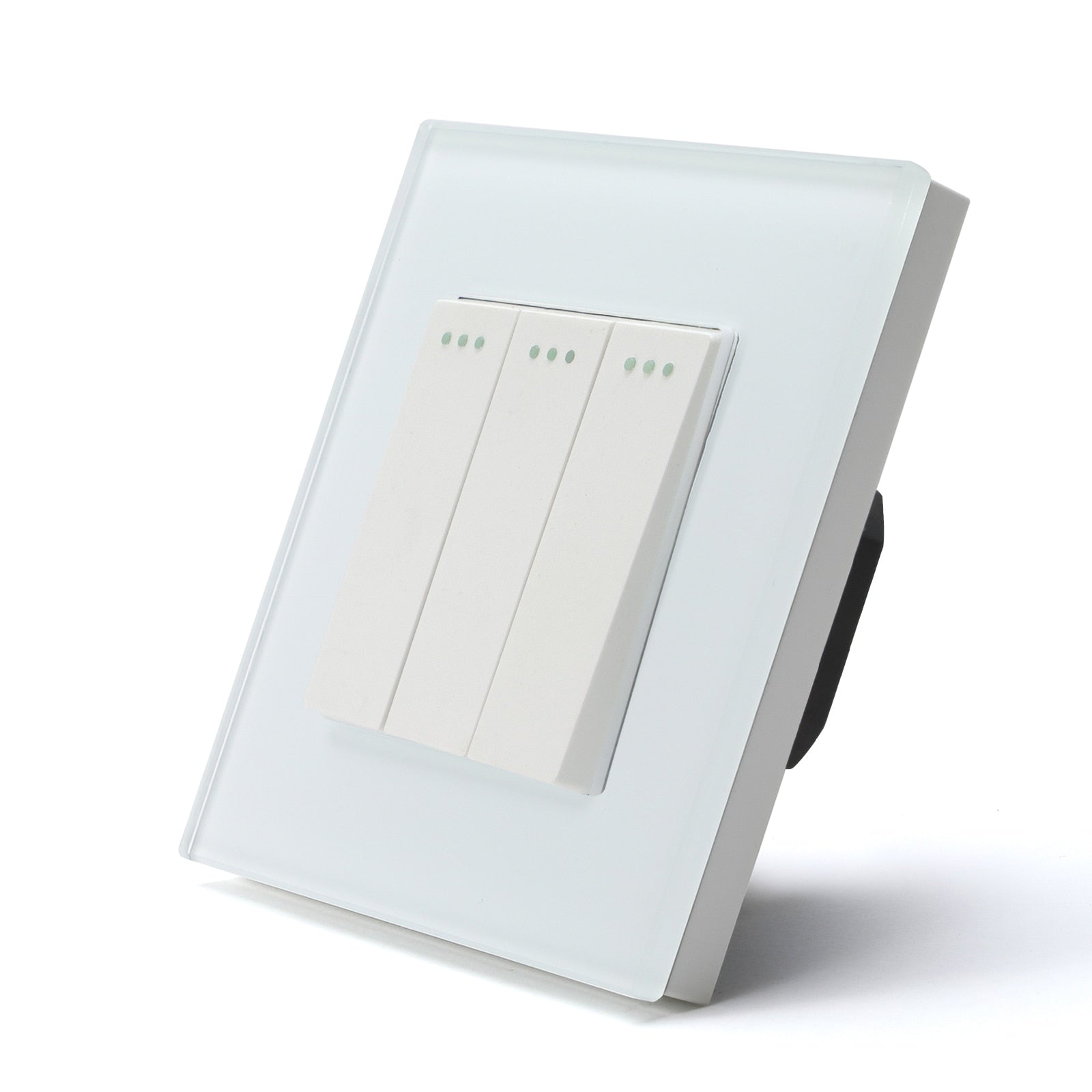 BSEED EU Standard Single Power Socket Touch Switch Crystal Panel USB Double Outlet Triple Wall Sockets Mounted Quadruple Sockets