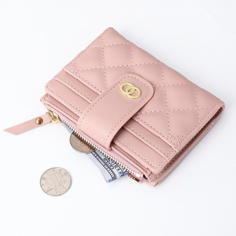 Women's Wallet Zipper&Hasp cute wallet Student Small PU Wallet Coin Purse Fashion Women Card Holder Lovely Money Bag