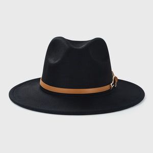 Fashion Wool Fedora Hat For Women Men Winter Autumn Church Jazz Hats Viking British Flat Brim Felt Hat Outdoor Casual Fedoras