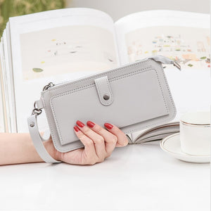 New Fashion Pu Leather Women Wallet Clutch Women&#39;s Purse Best Phone Wallet Female Case Phone Pocket Purse Coin Bag