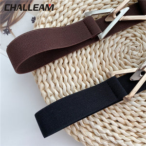 Triangle Belt Women&#39;s Decorative Elastic Dress Sweater Set Simple Black Brown Belt Multi functional Fashion Belt x254