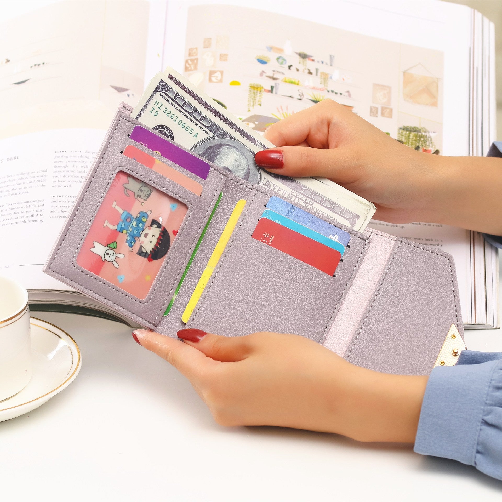 2022 New Short Women Wallets Free Name Engraving Kpop Heart-Shaped Cute Small Women&#39;s Wallet PU Leather Slim Simple Female Purse