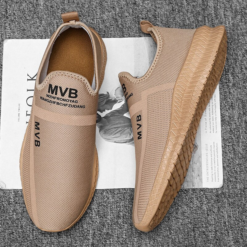 Men Fashion Sneakers Mesh Casual Shoes Lac-up Mens Shoes Lightweight Vulcanize Shoes Walking Sneakers Zapatillas Hombre