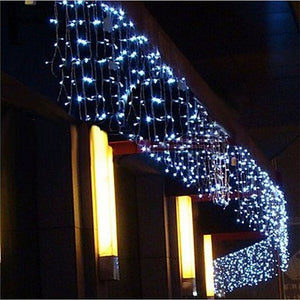 Solar Lights 6m Width Droop 0.5m Christmas Solar Garland Light String for Garden Eaves House Outdoor Decoration