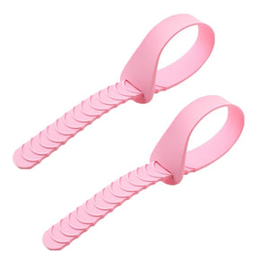 2pcs/vanzlife Household toilet cover silicone toilet cover cover adjustable squat toilet cover toilet handle