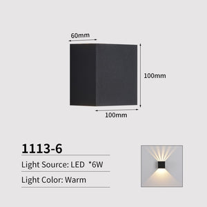 JoollySun Outdoor Wall Light Waterproof LED Lighting for Home Decoration Garden Balcony Gate Side Modern Wall Lights AC85-265V