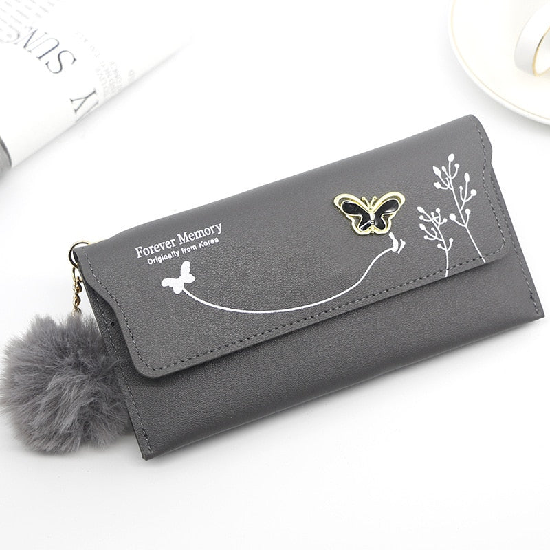 Women&#39;s Brand Clutch Purse Ladies Money Wallet for Women&#39;s Clutch Bag Slim FeMale Wallet Card Holder Uneven Wallets Made Leather