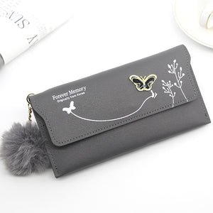 Women&#39;s Brand Clutch Purse Ladies Money Wallet for Women&#39;s Clutch Bag Slim FeMale Wallet Card Holder Uneven Wallets Made Leather