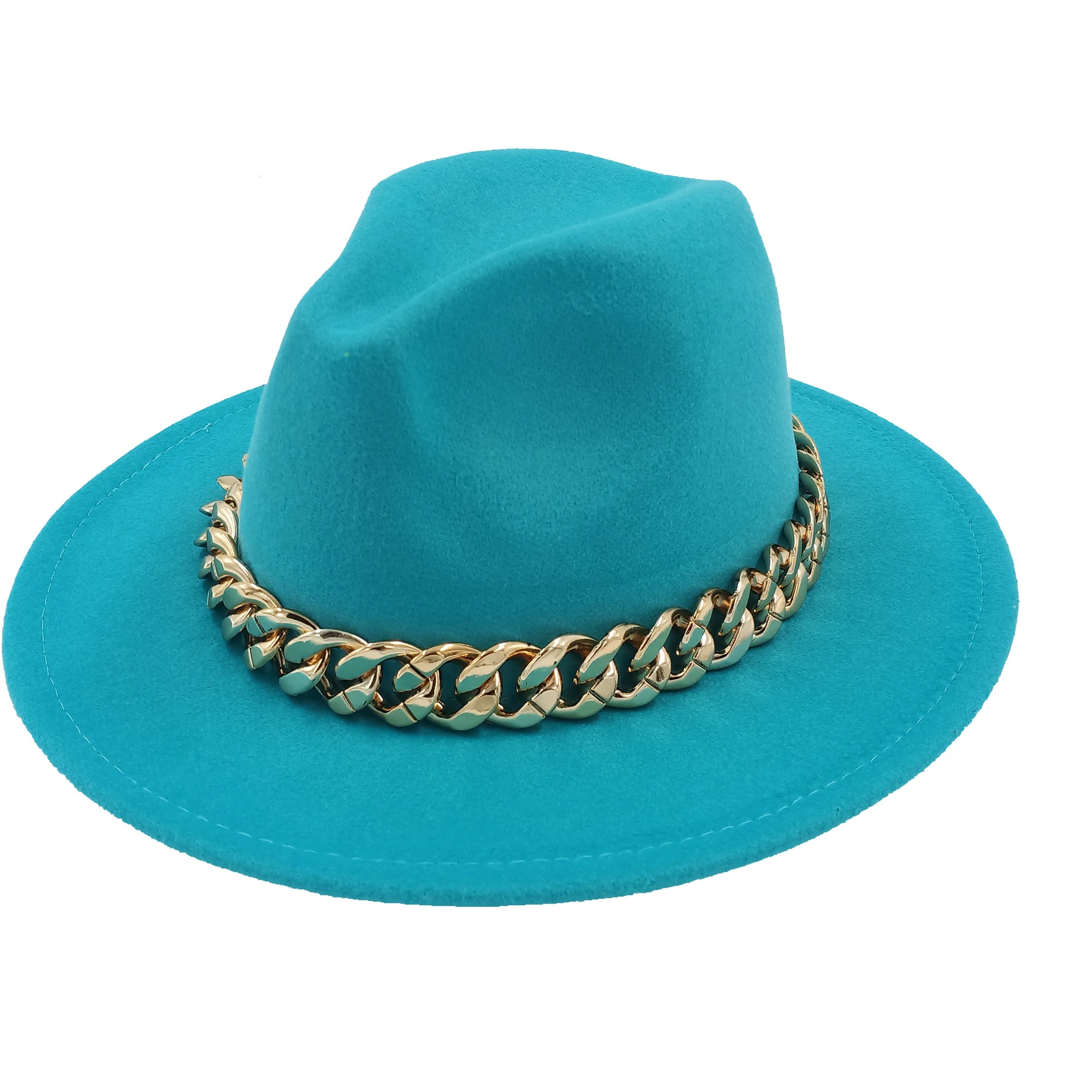 men fedora unisex solid color fedora hat women&#39;s 21-color wide brim jazz top hat autumn winter British retro Panama hat