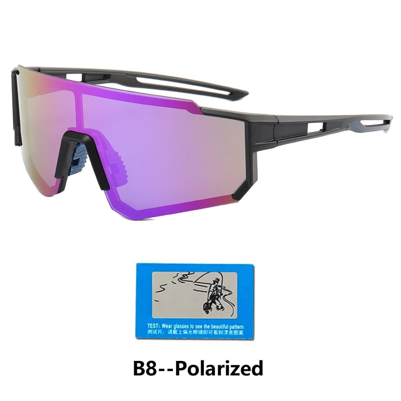 Photochromic Sports Glasses Men's and Women's Polarized Bike Eyewear Mountain MTB Cycling UV400 Sunglasses Bicycle Road Goggles