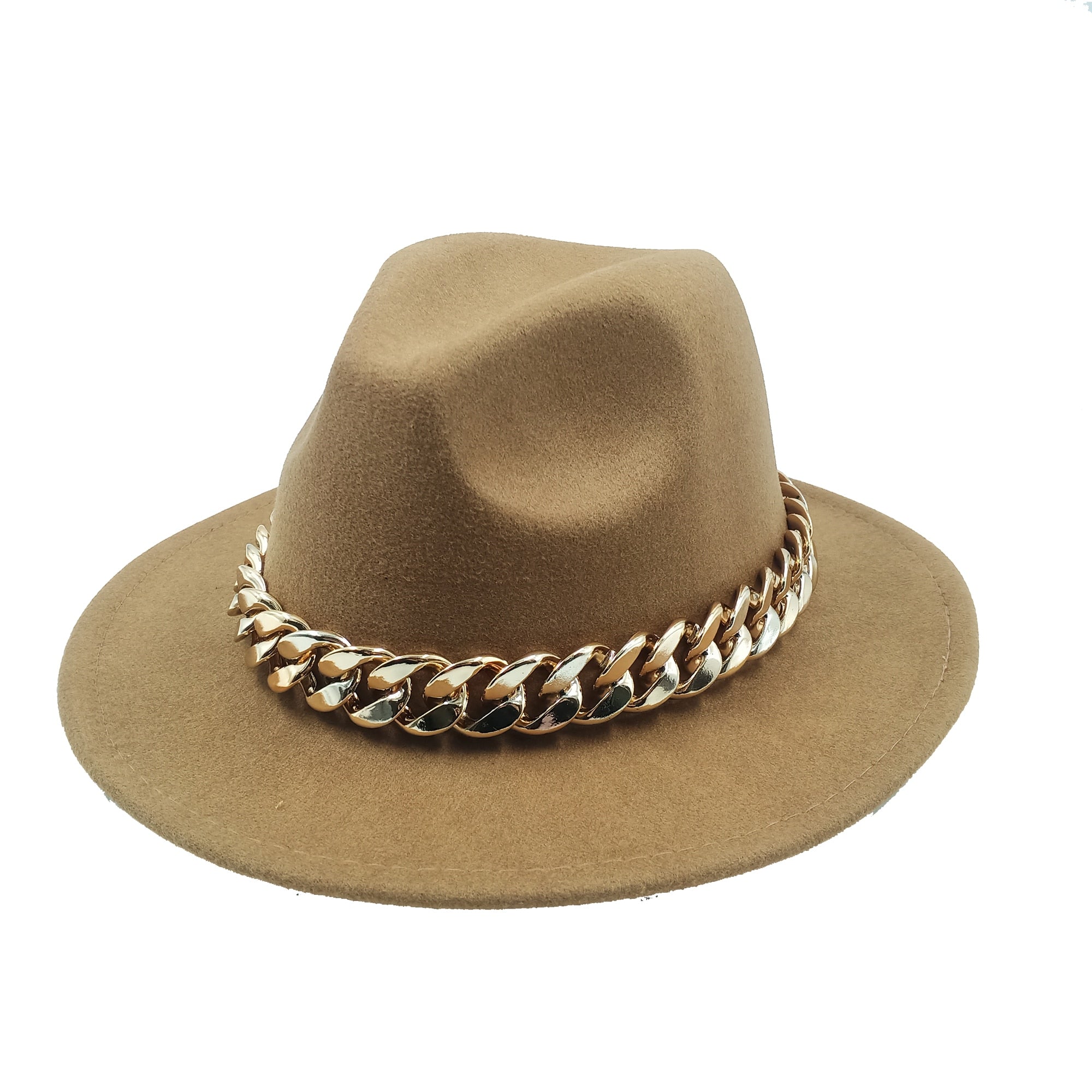 men fedora unisex solid color fedora hat women&#39;s 21-color wide brim jazz top hat autumn winter British retro Panama hat